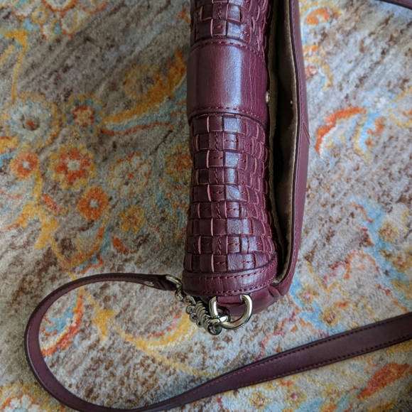 BR oxblood leather crossbody - Picture 4 of 8